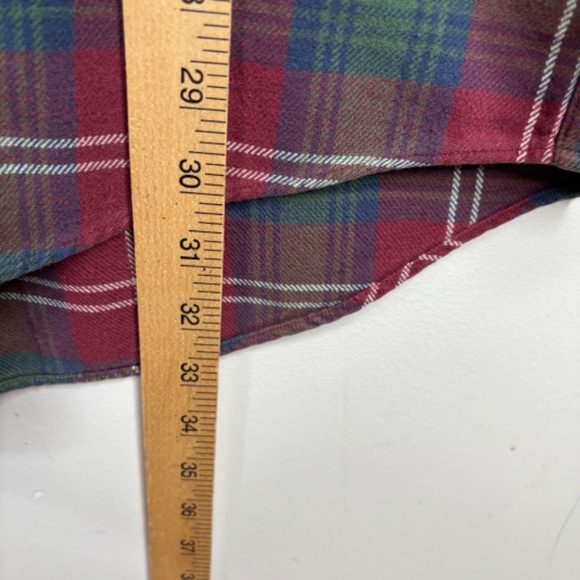 Vintage Abercrombie Big Shirt M Oversized Flannel Plaid Button Down Grunge Y2K - Picture 6 of 9